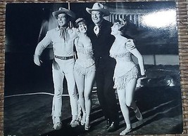 1964 Circus World 10 x 13 Claudia Cardinale John Wayne Hayworth B&amp;W Press Photo - $8.99