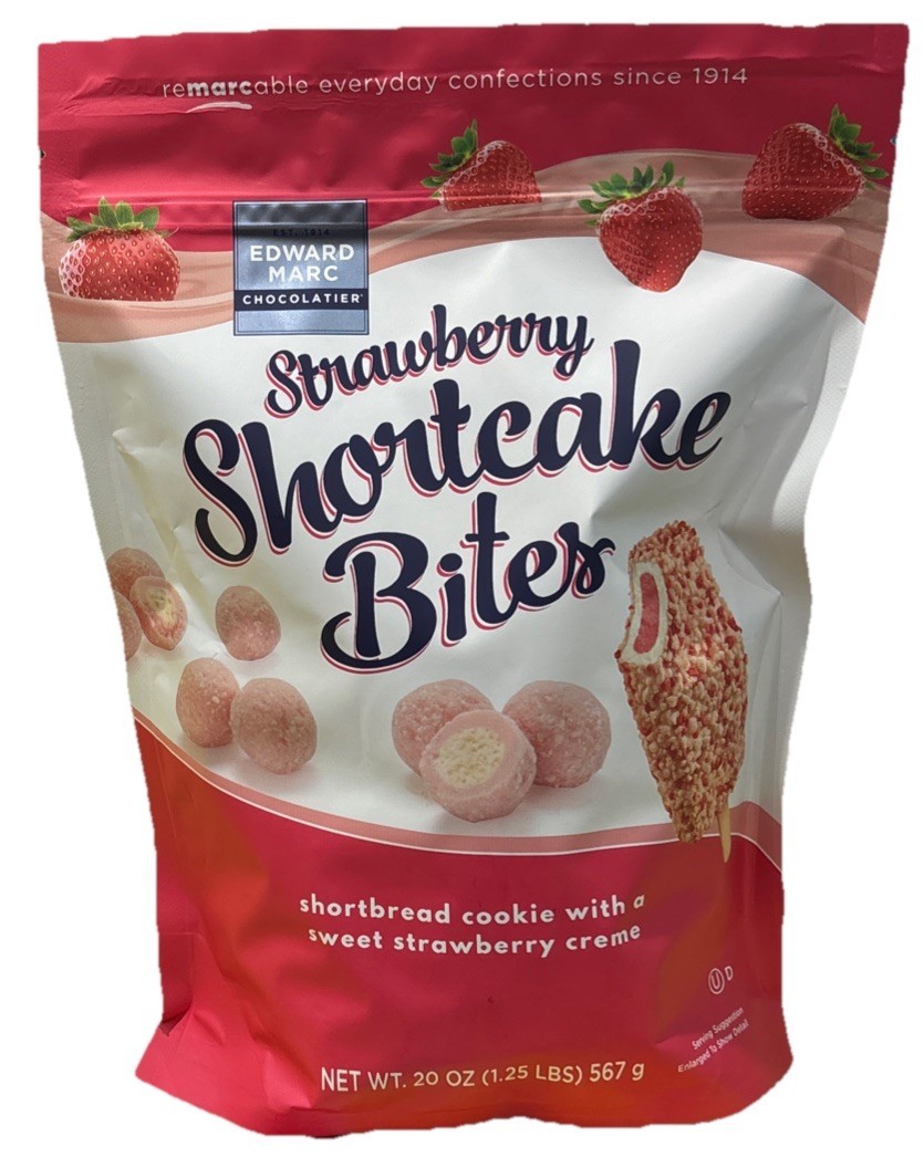 Edward Marc 20 oz STRAWBERRY SHORTCAKE BITES Cookie Bulk Size C.Day - $28.99