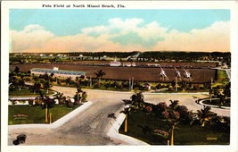 Florida FL North Miami Beach Polo Field Vintage Postcard (C12) - £5.33 GBP