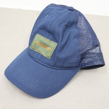 BOULDER CREEK TRADING COMPANY Trucker Hat Blue Baseball Cap Snapback Mes... - £11.12 GBP