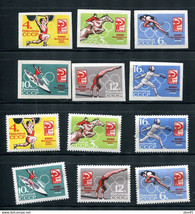 Russia 1964 Olympic Games Tokyo Sc 1921-6 MNH  Perf+Imperf 13091 - £5.48 GBP