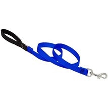 Dog Leash by Lupine in 3/4&quot; Wide Blue 6-Foot Long with Padded Handle - £17.81 GBP