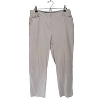J. Jill live-chino Casual Pants Cotton Spandex Chino Khaki Pale Lavender... - $21.77