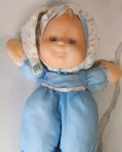 1991 Fisher Price Puffalump Kids Plush Snuggle Doll Blue 1372 Non Working! - $19.75