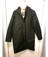 Levi&#39;s Silver Tab Women&#39;s Olive Green Sherpa Lined Parka Coat w/ Hood Si... - €25,36 EUR