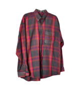 Van Heusen Denim Classics Men&#39;s Plaid Button Down Shirt Red &amp; Green Size... - €17,74 EUR