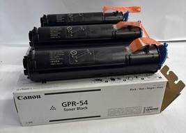 3 New Open Genuine Canon iR 1435i,1435P Black Toners GPR-54, GPR54 (9436... - $138.00