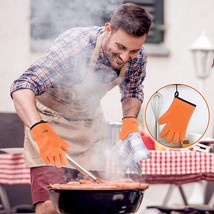 Grilling Accessories,BBQ Gloves,Meat Claws, BBQ Thermometer and Silicone Brush - £15.01 GBP