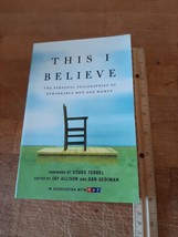 This I Believe The Personal Philosophies of Remarkable Men ASIN 0805086587 - £1.56 GBP