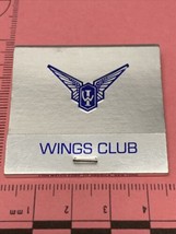 Vintage Matchbook Cover Wings Club Lion match Company USA     gmg - £11.72 GBP