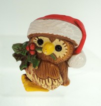 Vintage Hallmark Pin - Christmas Owl - Stocking Stuffer! - £7.02 GBP