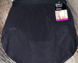 Bali ~ 3-Pair Womens Easylite Smooth Brief Underwear Panties Nylon Black... - $23.78