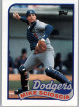 1989 Topps 755 Mike Scioscia  Los Angeles Dodgers - £3.92 GBP