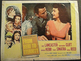 Donna Reed,Frank Sinatra (From Here To ETERNITY)ORIG,1953 Movie Lobby Card - $247.50