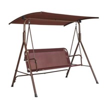 3-Person Patio Swing Chair, Outdoor Patio Swing with Adjustable Canopy, ... - €114,38 EUR