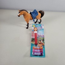 Spirit Horse Lot Toy Figure Riding Free Size 6.5&quot; Tall and Spirit Pez Sealed - £10.99 GBP