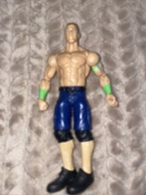 John Cena WWE Basic Mattel 6.75 inch Wrestling Action Figure 2013 Green Bands - £4.66 GBP