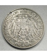1910-A Germany 25 Pfennig AU+1 Coin AE348 - £12.12 GBP