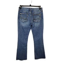 Silver Jeans 29x31 Womens Suki Bootcut Mid Rise Medium Wash Denim Casual - £14.93 GBP