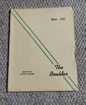 Vintage Mount Ida Junior College June 1947 The Boulder Campus Notes Booklet - $411.68 MXN