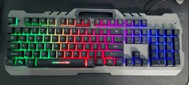 Monster Wired Gaming Keyboard SW-GK802 Colorful Lights MNGK100B-BL - $18.00