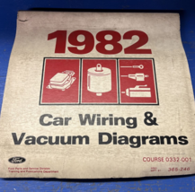 1982 Ford Lincoln Mercury Car Wiring &amp; Vacuum Diagrams Manual OEM EWD ETM - £18.40 GBP