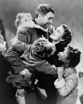 It&#39;S A Wonderful Life 16x20 Canvas Giclee James Stewart Family Reed - £46.98 GBP