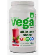 6/26 Vega All in One Nutrition Organic 20g Pea Protein Berry 18 Servings... - $639.32 MXN