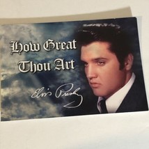 Elvis Presley Postcard Young Elvis How Great Thou Art - $3.46