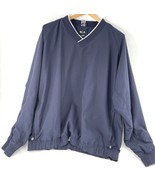 Vintage Adidas Windbreaker Pullover Jacket Navy Blue XL Extra Large Clim... - £31.13 GBP