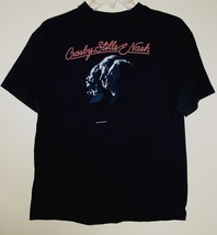 Crosby Stills &amp; Nash Concert Tour T Shirt Vintage 1987 Single Stitched Large - £129.74 GBP