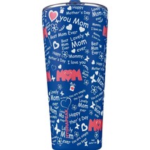 HydraPeak &quot;Love You Mom&quot; Word Cloud Grande Tumbler Blue 25 oz - $35.63