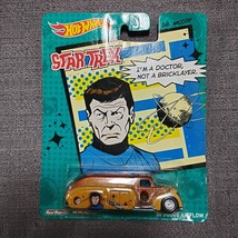 NOC - 2013 Mattel Hot Wheels Star trek Dr McCoy &#39;38 Dodge Airflow - $9.85