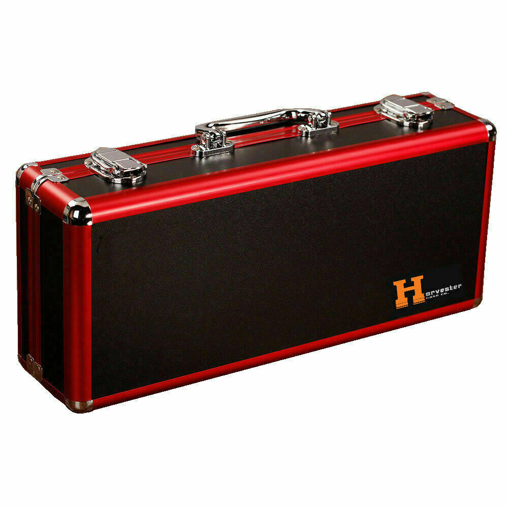 Harvester Brushed Aluminum FX Pedal Carrying Case 5 Mini FX BLACK,SILVER... - $29.80+