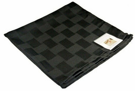 Black Fabric Napkin Napkins Halloween Gothic 19x19&quot; Set of 4 Bardwil Linens - £19.17 GBP
