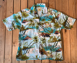 Aloha By Voltage Men’s Short Sleeve Button Up Shirt Size M In Hawaiian Print A3 - £13.24 GBP