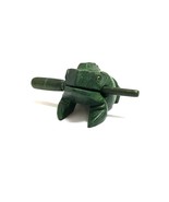 Handmade Wooden Croaking Frog Rasp Guiro Tone Block 5&quot; Animal Shaped Fig... - €18,68 EUR