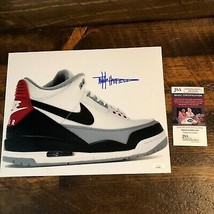 Tinker Hatfield Signed &quot;Nike Shoes&quot; Jordan 11x14 Photo W/ JSA COA - £276.93 GBP