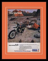 1973 Harley Davidson SX 175 Framed 11x14 ORIGINAL Vintage Advertisement  - $39.59