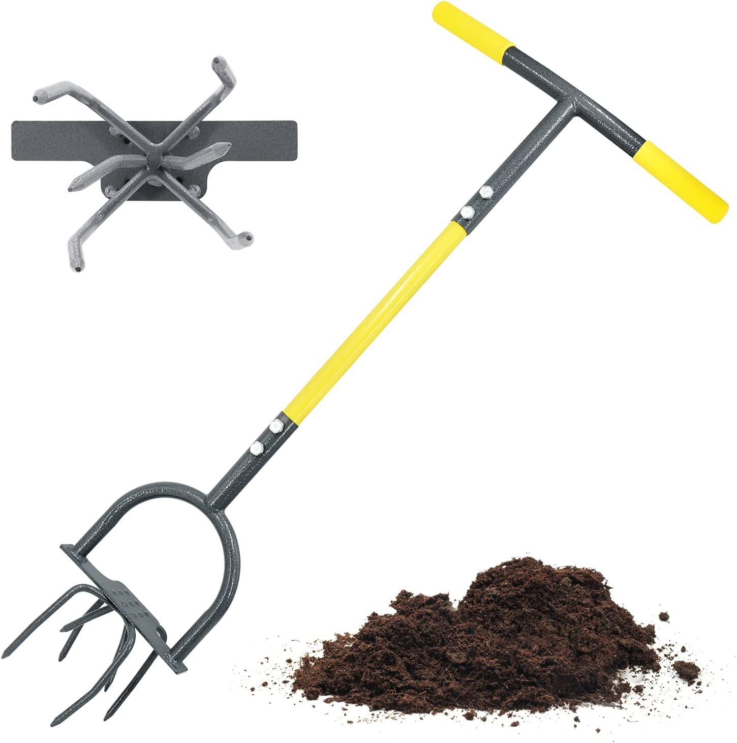 Jardineer Hand Tiller Garden Claw, Garden Twist Tiller Heavy Duty, Manua... - $42.99