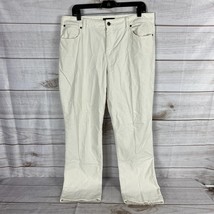 Talbots Women&#39;s Size 16 White Heritage Corduroy Pants - £17.57 GBP