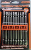 HORUSDY 10-Piece 110mm Shan Extra Long Security Power Bit Set, 2&quot; Long SDY-94167 - $9.89