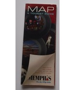 Folding Map Booklet Memphis Map &amp; Tour Guide 2008 - £7.45 GBP