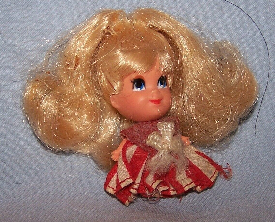 Loose Vintage Mattel Liddle Kiddle Lollipop Peppermint Doll-2 1/2 inches - £11.19 GBP