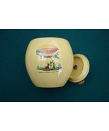 Cheese Honey Jar Art Nouveau DUPUY DE LOMES NAVIGATING BALLOON 1872 Avia... - £15.93 GBP