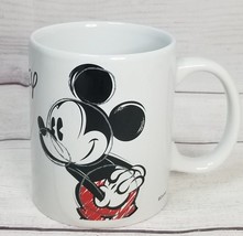 Mickey Mouse Cup Mug Sketch Art Drawing Red Black White Disney Zak! Designs - £10.24 GBP