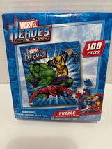 Marvel Heroes Jigsaw Puzzle 100 Pieces 9&quot; X 10.4&quot; - $6.44