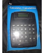 JOT JUMBO KEY 8 DIGIT DISPLAY DESK TOP CALCULATOR LARGE DISPLAY BLACK - $9.82