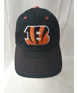 Cincinnati Bengals NFL Team Apparel Hat Cap Adjustable Strap Logo Embroi... - £12.45 GBP