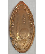 1939 WORLD&#39;S FAIR NEW YORK THE WORLD OF TOMORROW, ELONGATED on a 1939 CE... - $13.99